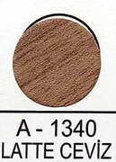 Заглушка №1340 Молочный орех d14 мм под евровинт