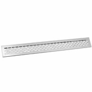 Вентиляционная решетка 60х484 Алюминий GTV KK-W60800-M0 Вентиляционная решетка 60х484 Алюминий GTV KK-W60800-M0