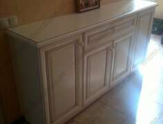 Комод (белый с золотой патиной)