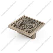 Ручка-кнопка античная бронза 16-040