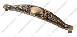Ручка-скоба 128 мм античная бронза 128-036 Ручка-скоба 128 мм античная бронза 128-036