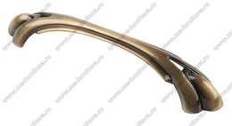 Ручка-скоба 128 мм античная бронза 128-042