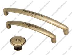 Ручка-кнопка оксидированная бронза 16-066 Ручка-кнопка оксидированная бронза 16-066