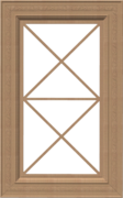 Фасад с переплетом Перекрестие 2 Грация