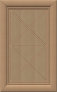 Фасад с переплетом Перекрестие 2-филенка Ирида