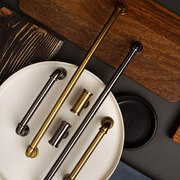 Ручка-скоба 160 мм темный никель S-4120-160 BBLN