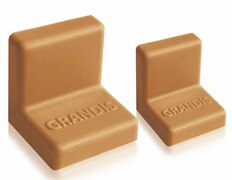 Заглушка для уголка Grandis малый пластиковый ольха 20х20 мм Заглушка для уголка Grandis малый пластиковый ольха 20х20 мм