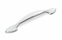 Ручка-скоба 128 мм белый + хром ХЛОПОК RS472CP/W.3/128 Ручка-скоба 128 мм белый + хром ХЛОПОК RS472CP/W.3/128