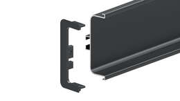 C-образная заглушка открытая для ручки GOLA черная к-т 2 шт BOYARD C-образная заглушка открытая для ручки GOLA черная к-т 2 шт BOYARD