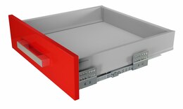 Направляющие SB08 с доводчиком, L=500 мм, серый SB08GR.1/500 Направляющие SB08 с доводчиком, L=500 мм, серый SB08GR.1/500