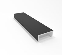 Заглушка торцевая для цоколя 100 мм ПВХ №11 Черный