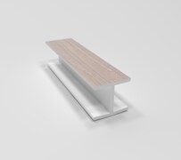 Соединение 180 град 100 мм №29 Ясень анкор нордик