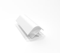 Угол 90 град 100 мм для цоколя ПВХ №2 Белый Угол 90 град 100 мм для цоколя ПВХ №2 Белый