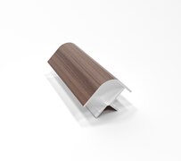 Угол 90 град 100 мм для цоколя ПВХ №21 Ясень шимо темный Угол 90 град 100 мм для цоколя ПВХ №21 Ясень шимо темный