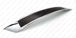 Ручка-скоба 160 мм хром со вставкой венге VGX-160-02/06 Ручка-скоба 160 мм хром со вставкой венге VGX-160-02/06