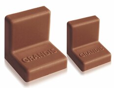 Заглушка для уголка Grandis малый пластиковый вишня 20х20 мм
