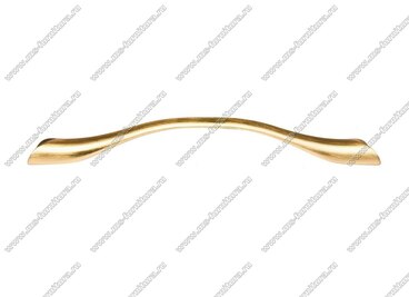 Ручка-скоба 160 мм шлифованное золото K284-160-16 2