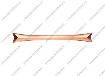 Ручка-скоба 160 мм шлифованное розовое золото K284-160-46 3