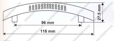 Ручка-скоба 96 мм хром 5264-06 (5071 эконом) 4