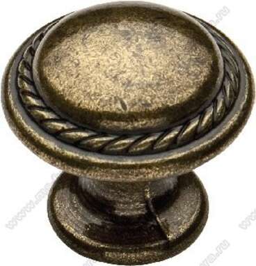 Ручка-кнопка античная бронза 9082-08 1