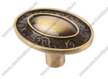 Ручка-кнопка античная бронза 16-036 1