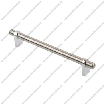 Ручка-скоба 128 мм хром+сталь S-4030-128 1