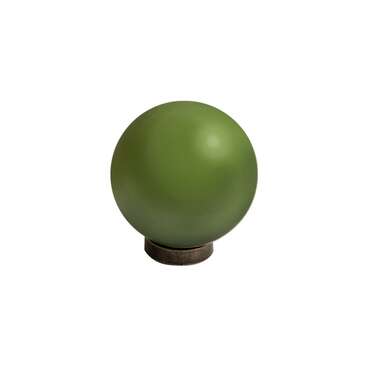 Ручка-кнопка зеленая керамика KF12-15 1
