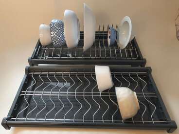 АМ-900-SS G Посудосушитель "PERFETTA" 2-х уровневый нержавеющая сталь, 900 мм 2