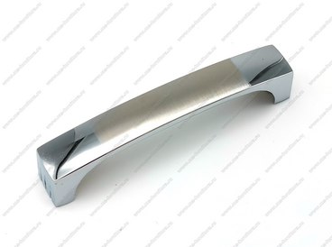 Ручка-скоба 96 мм хром+нержавеющая сталь K920-96-25 1