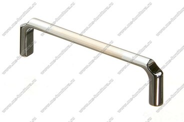 Ручка-скоба 96 мм хром+нержавеющая сталь T-96-25 1