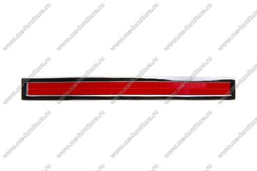 Ручка-скоба 160 мм хром со вставкой красный BT160-02/08 2