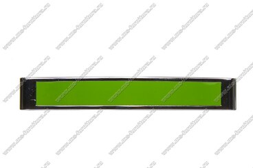 Ручка-скоба 128 мм хром+зеленый KD-128-02/09 2