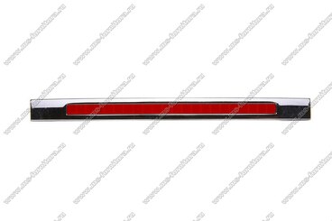 Ручка-скоба 160 мм хром+красный TN-160-02/08 2