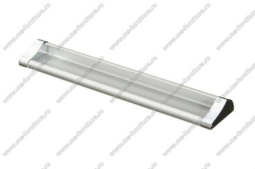 Ручка накладная 192 мм алюминий+хром MR-192-02 1