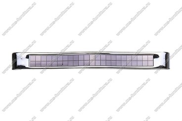 Ручка-скоба 128 мм хром со вставкой хром LS-128-02/02 2