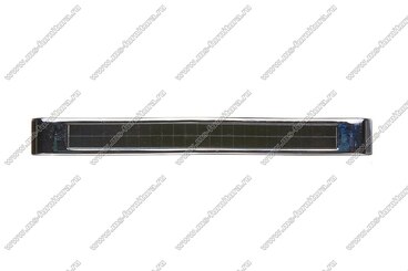 Ручка-скоба 128 мм хром со вставкой черный LS-128-02/04 3