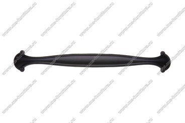 Ручка-скоба 160 мм матовый черный YT-160-04 2