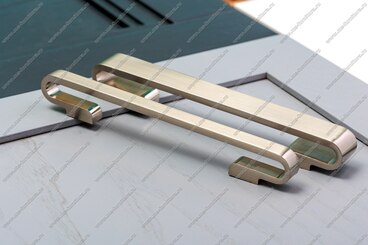 Ручка-скоба 128 мм полированный никель 225-128-V02 5