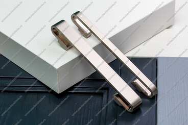 Ручка-скоба 128 мм полированный никель 231-128-V02 8