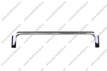 Ручка-скоба 160 мм хром+нержавеющая сталь T-160-25 3
