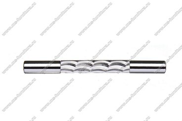 Ручка-рейлинг хром+хром 96 мм 14.255-06 2
