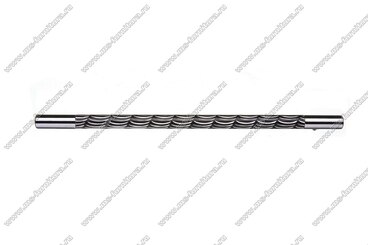 Ручка-рейлинг 224 мм хром+черный 14.259-011 2