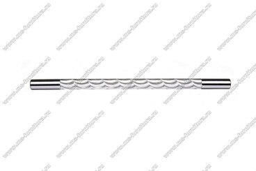 Ручка-рейлинг хром+хром 192 мм 14.258-06 2