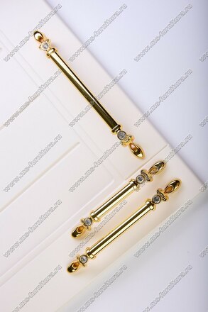 Ручка-скоба 192 мм золото/золото 834-192-V3/V3 5