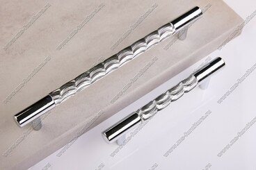 Ручка-рейлинг хром+хром 160 мм 14.257-06 4