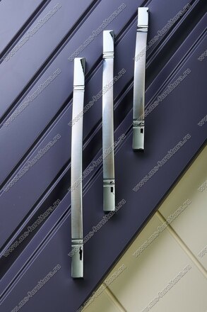 Ручка-скоба 160 мм хром+нержавеющая сталь ET-160-25 6