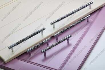 Ручка-рейлинг 160 мм хром+черный 14.257-011 4