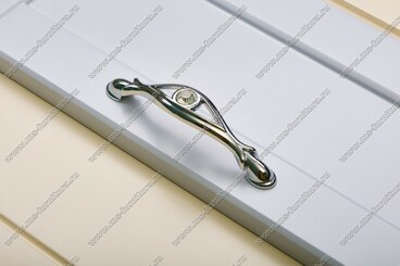 Ручка-скоба со стразами 128 мм хром 5489-06 5