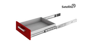 Направляющие шариковые с доводчиком 550 мм SATELLITE DB4525Zn/550 1