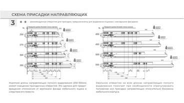 Направляющие 2D скрытого монтажа 300 B-slide DB8781Zn/300 BOYARD 4